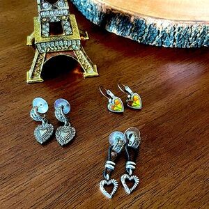 Three pairs of Brighton earrings!